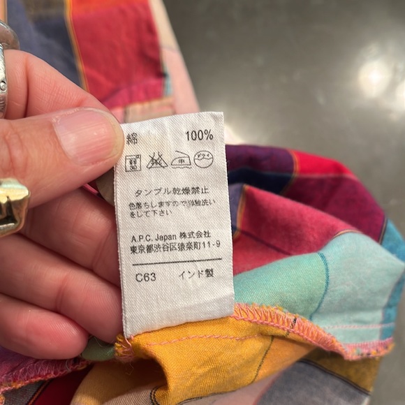 Adorable Summery Madras Mini Dress! Size M - Picture 7 of 7